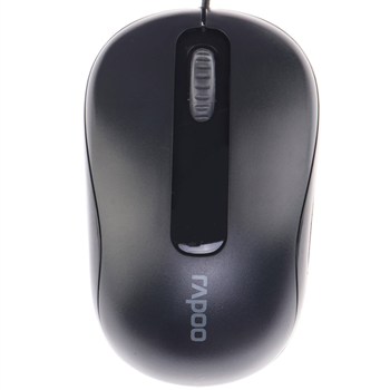 Mouse RAPOO N1190 (16118) Wired Optical Mouse USB_Black_16041WD 